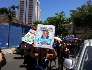 Protestos da Educação nas ruas e na Câmara Municipal